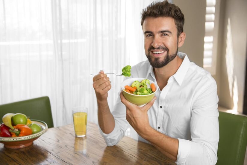 nutrición adecuada para la prostatitis en hombres